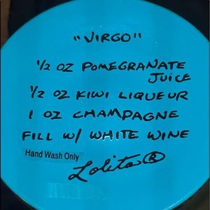 Lolita “Virgo” wine glass